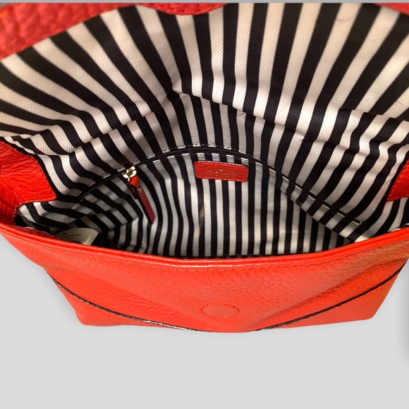 Woman’s Kate Spade Southport Avenue Maria Orange Top Handle Crossbody Handbag - Picture 6 of 7